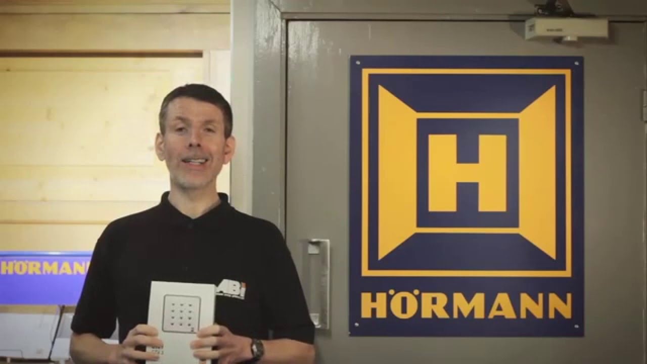 How to install and setup the Hormann CTV keypads