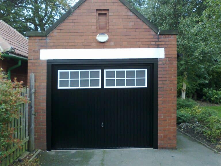 Hormann Ilkley Up and Over in Black By ABi Garage Doors