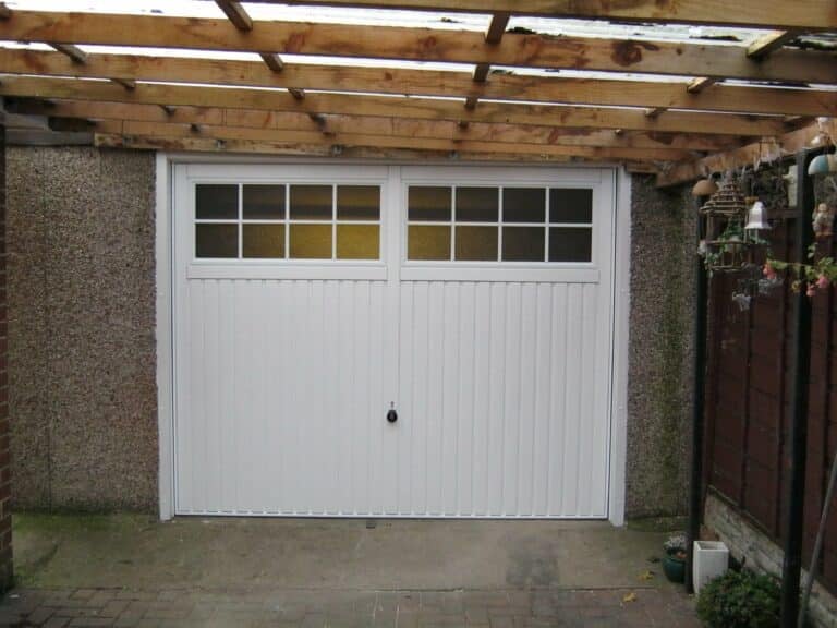 Hormann Ilkley Up and Over in White By ABi Garage Doors