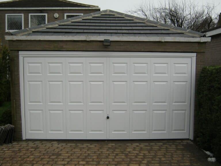Hormann Georgian Up and Over in White By ABi Garage Doors