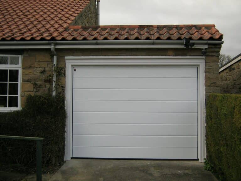 Hormann M-Ribbed Sectional in White By ABi Garage Doors