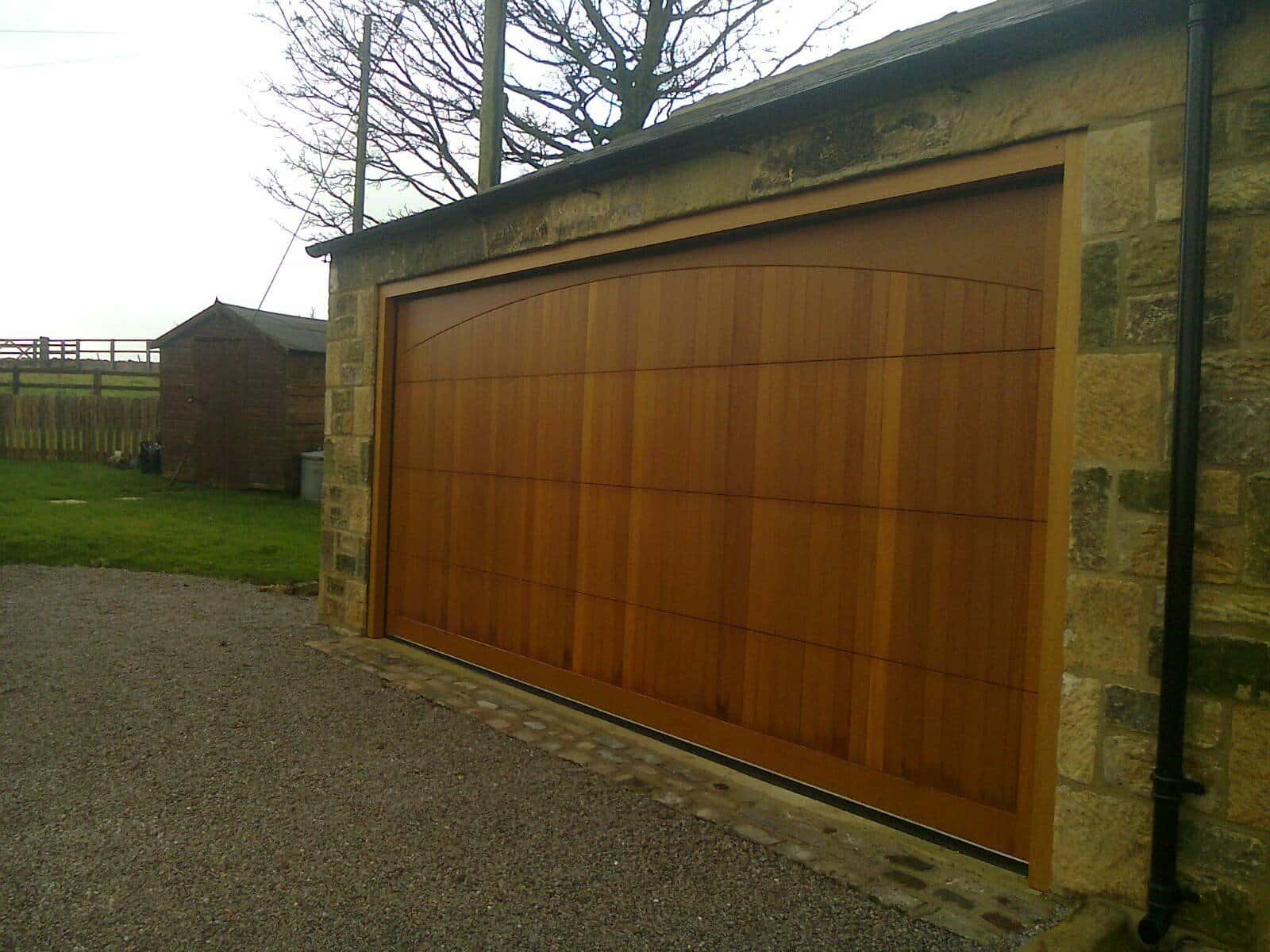 Cedar Door Company Bespoke Design Sectional Timber Garage Door By ABi Garage Doors