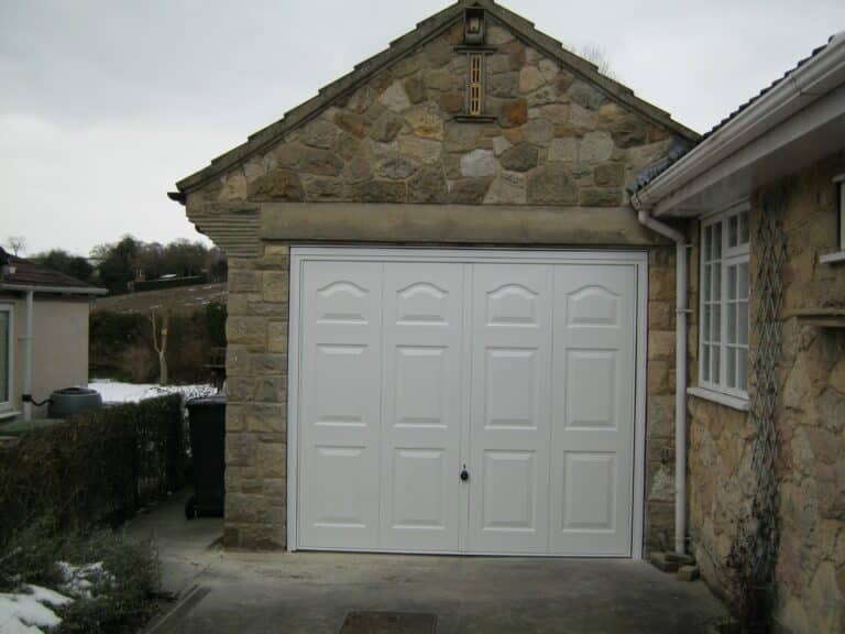 Hormann Marquess Up and Over in White By ABi Garage Doors