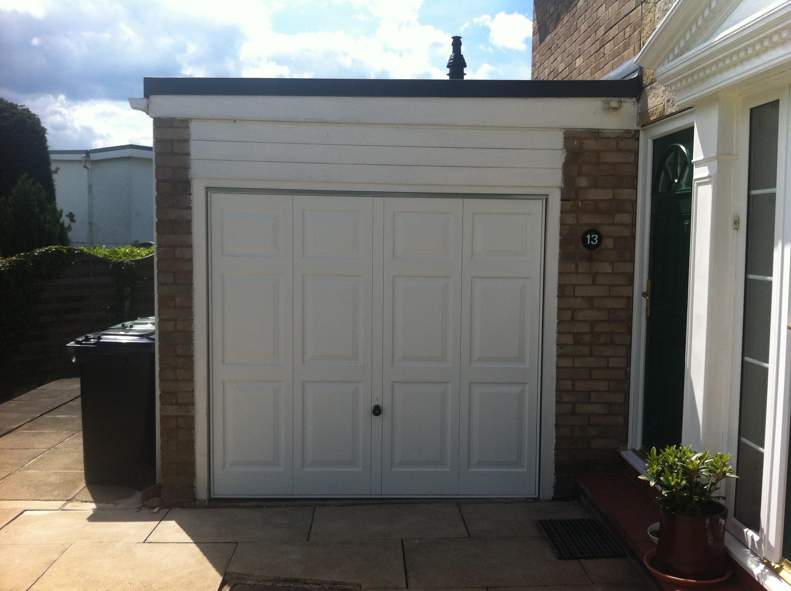 Hormann Georgian Up and Over in White By ABi Garage Doors