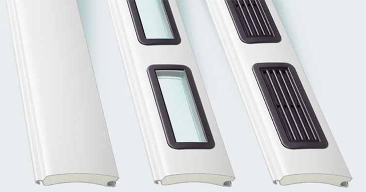 Three Different Design Appearances for a Hormann RollMatic Garage Door