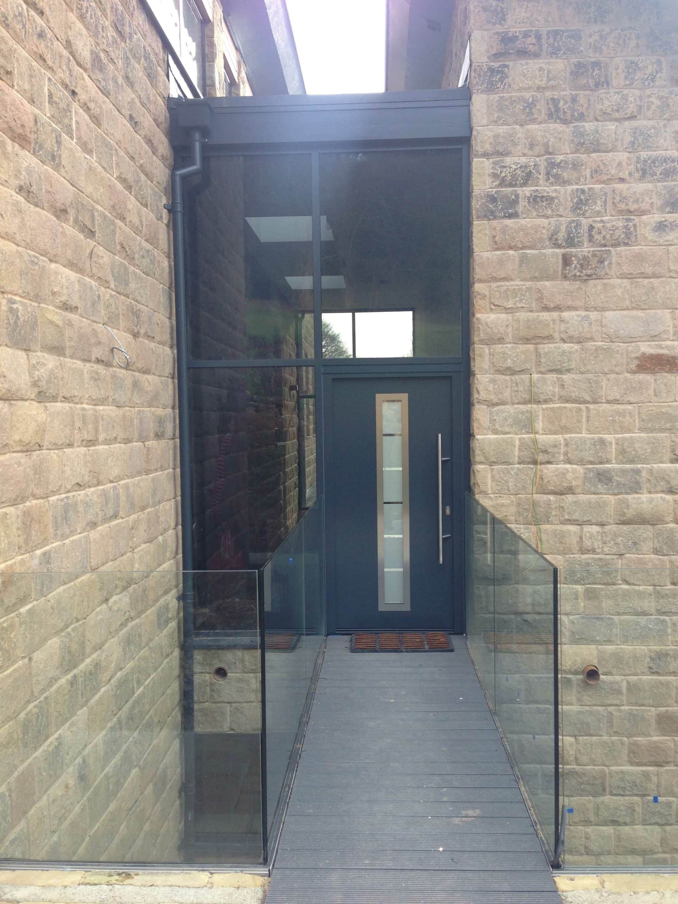Hormann Thermo Pro Entrance Door TPS700 in Anthracite Grey by ABi