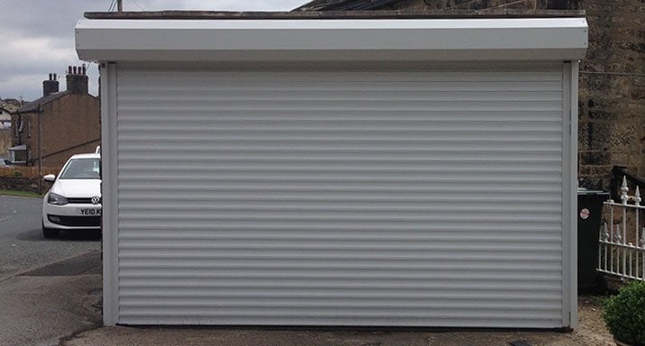 After Hormann RollMatic Made to Measure Aluminium Insulated Roller Door