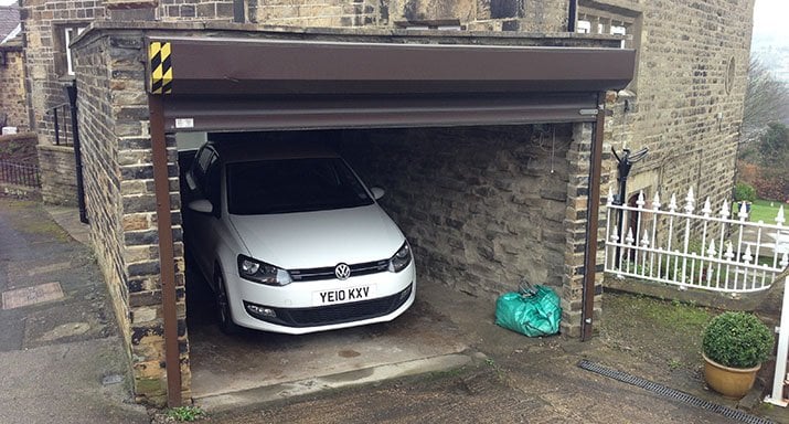 Before Hormann RollMatic Made to Measure Aluminium Insulated Roller Door