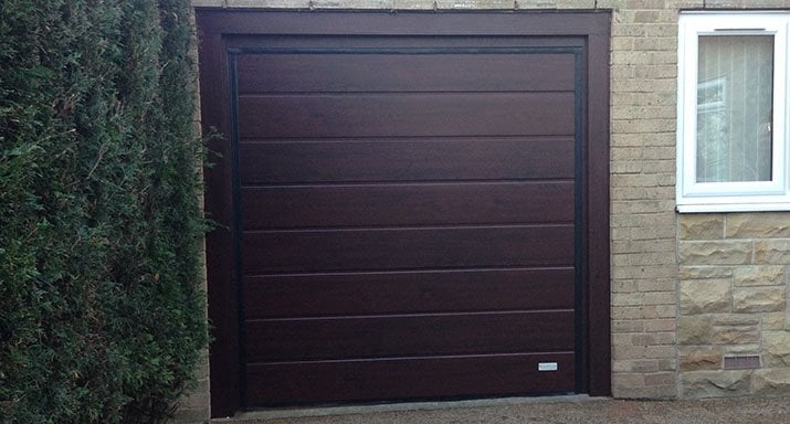 ABi Garage Doors Wakefield install an Overlap trackless sectional garage door