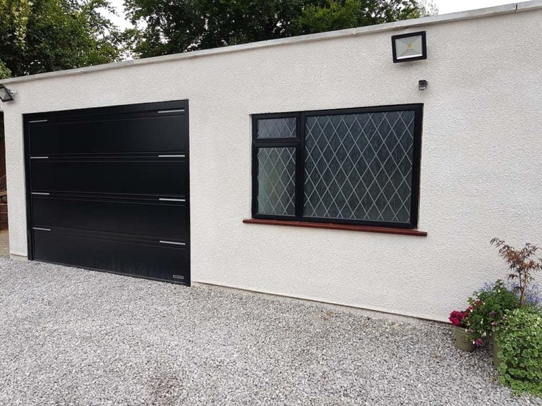 Hormann T Ribbed Sectional Garage Door Black By ABi