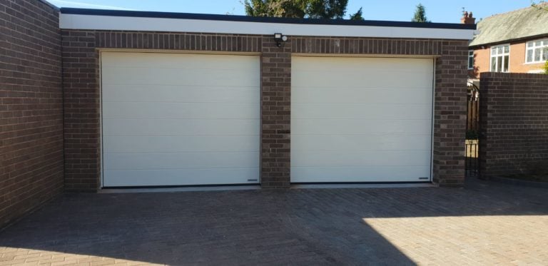 Hörmann Sectional Garage Doors in White