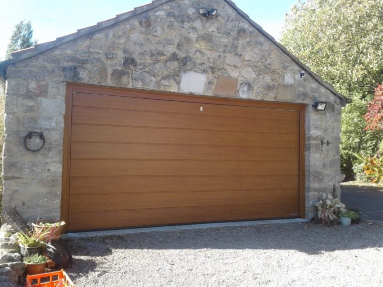Hörmann Sectional Garage Door in Brown