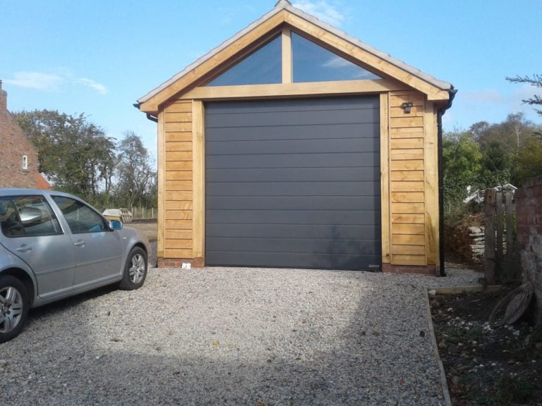 Hörmann Sectional Garage Door in Black
