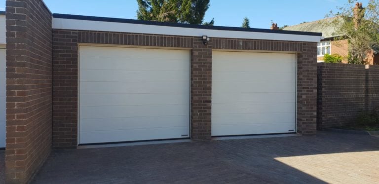 Hörmann Sectional Garage Doors in White