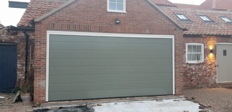 Hörmann Sectional Garage Door in Grey