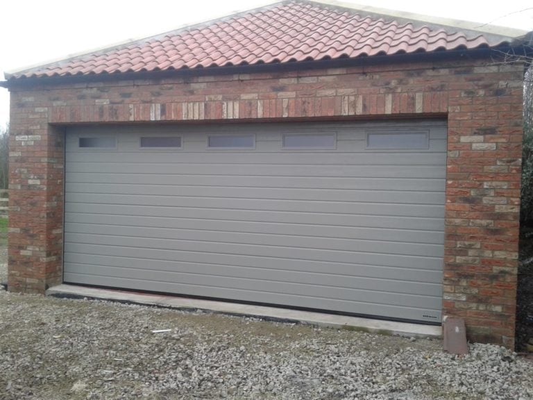 Hörmann Sectional Garage Door in Grey