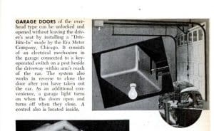 Electric Garage Door History