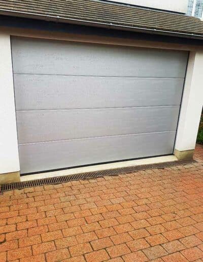 Sectional Garage Door in Grey