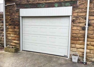 Georgian Sectional Garage Door in Grey