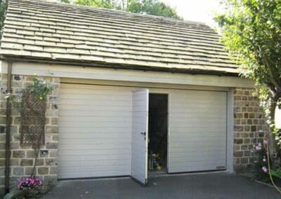 Sectional Garage Door with Wicket Door