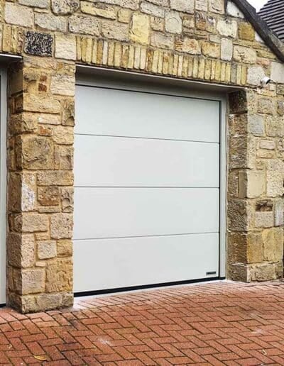 Sectional Garage Door Large Ribbed