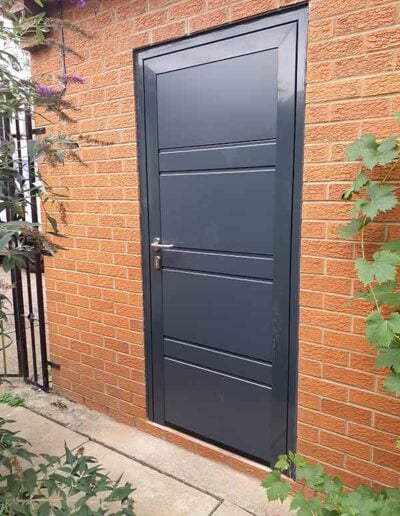 Anthracite Grey Garage Side Door