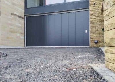 Anthracite Grey Insulated Side Sliding Garage Door