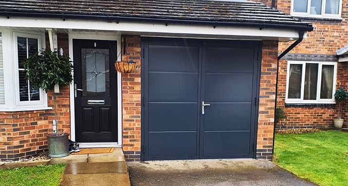 Insulated Side Hinged Garage Doors