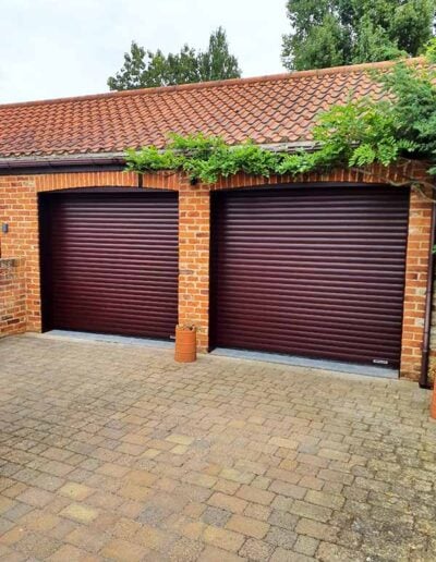 Rosewood Roller Garage Door