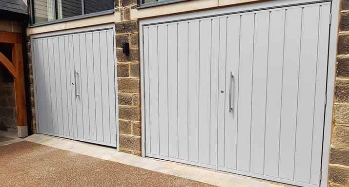 Steel Side Hinged Garage Doors