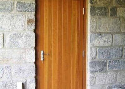 Wooden Garage Side Door