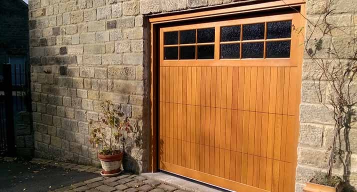 Wooden Sectional Garage Doors