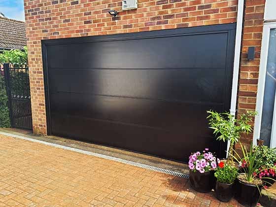 Installation of sectional garage doors by ABi