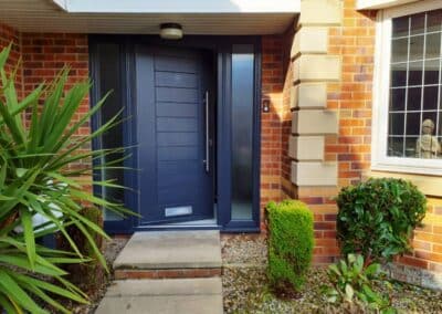 Recent installation of a front door