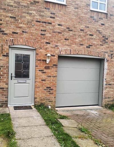 Matching Garage Door and Composite Door in Dewsbury