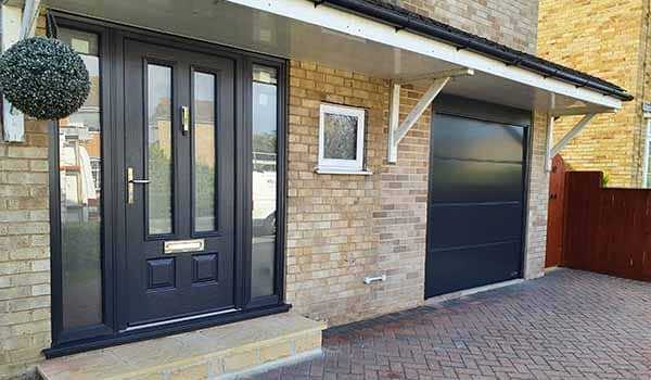 Matching Composite and Sectional Door