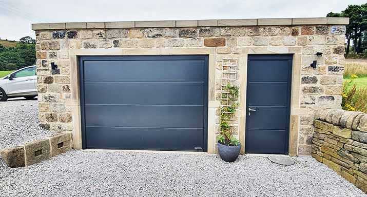 Matching Garage Door and Side Door